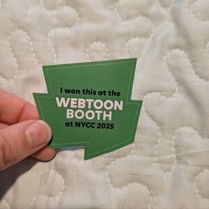 Webtoon NYCC Sticker